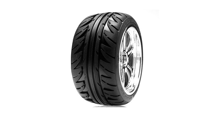 Losi LOSA17684B - 320S Road Weapons with Spokez Mounted Front Blue (Speed-T)