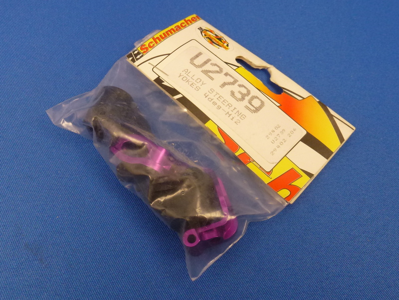 Schumacher U2739 - Alloy Steering Yokes, 4 Deg (Mi-2)