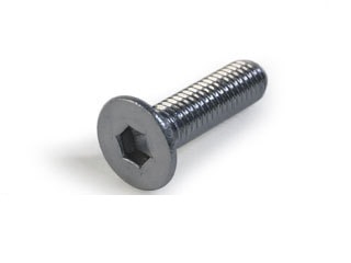 Square STR-266 - M2.6x6mm Titanium Flat Head Hex Socket Screw 6pcs