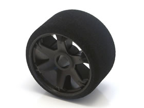 Square SDD-130VHB - Glued & Trued Front Sponge Tire 30-degree (1:12 Pan Car)