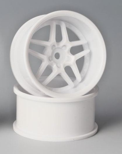 Speed Way Pal PA104-5W - BLITS BRW03 White Wheel 5mm OffSet 2pcs