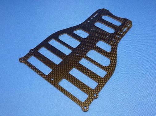 Kawada RS-1H Graphite Main Chassis 2.4mm Hard Type (M300RS)