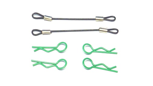Blade BL452 - Body Pin with Wire 70mm Green
