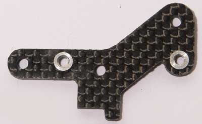 Corally 74777 - 12SL Rear Bodypost Mount, Right ,Battery + 5 mm Incl. inserts,2.4 mm Graphite (12SL)