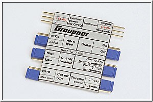Graupner 7186.1 - Program Card (for 7186 Brushless ESC)