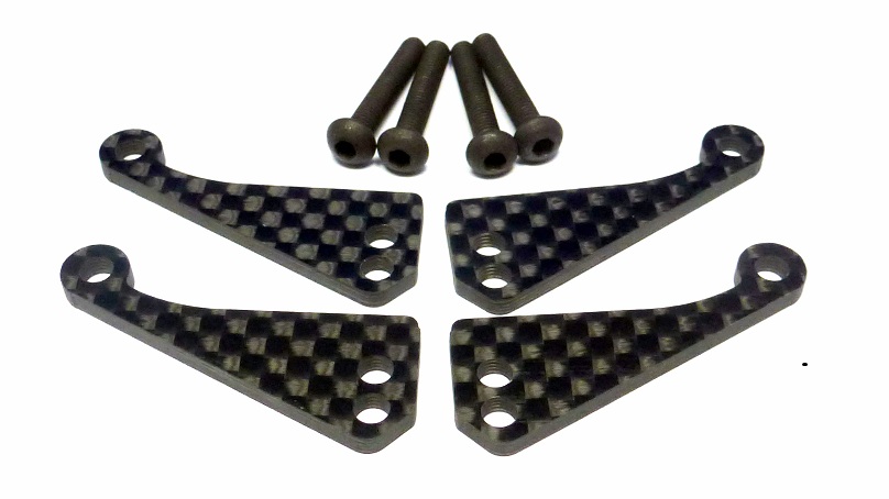 Excel EH001 - Graphite Upper Arm Mount Brace (HPI Pro4)