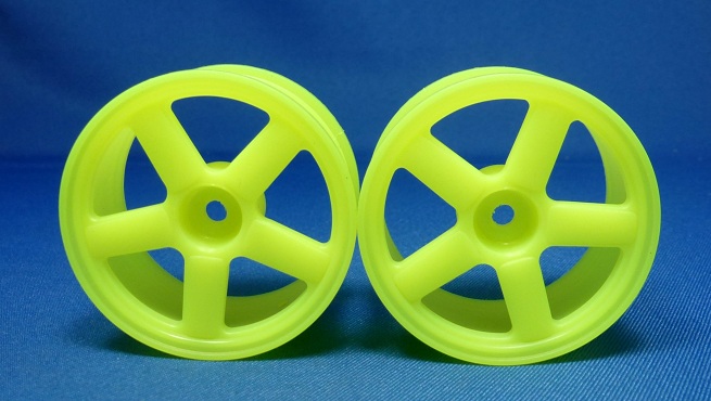 Take Off TO504Y - 26mm 5-Spoke Wheel Yellow 2pcs