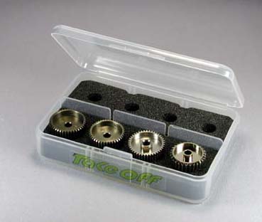 Take Off TO349 - Pinion Gear Container Eight Gears Can Be Stored In Each A Clear Case And Urethane Sponge