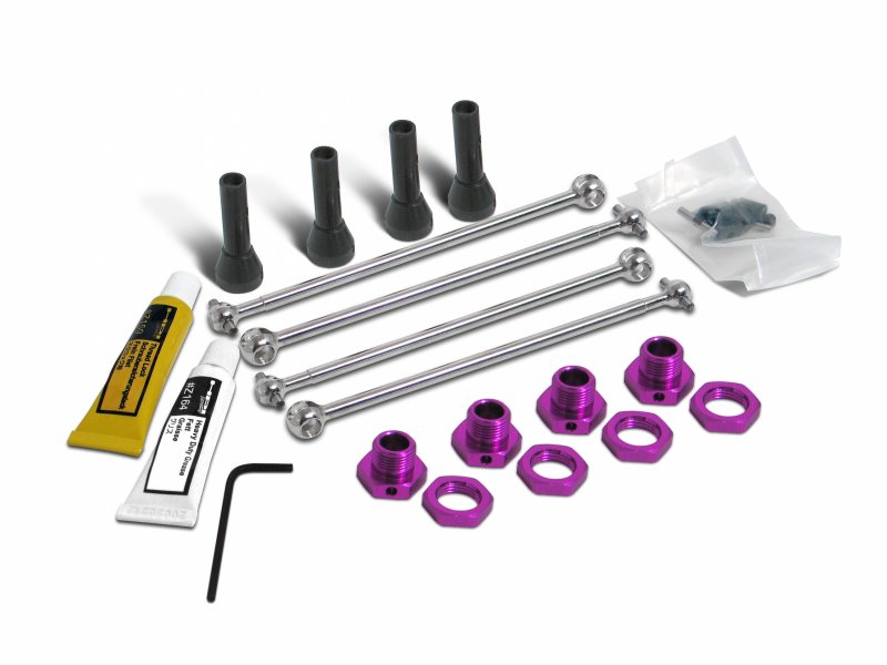 HPI 87230 - 17mm Hex Hub Conversion Set w/UV Joint (Savage) *DISCONTINUED*