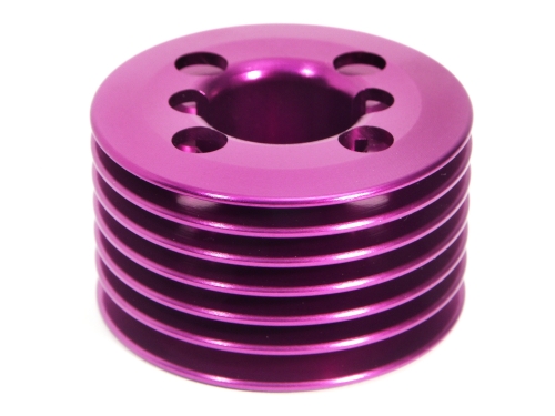 HPI 1727 - Aluminum Heat Sink Head (Purple / 7 Fin / 15 FE) (Nitro 3)