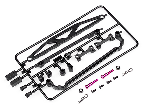 Hot Bodies 67841 - Li-Po Battery Holder Set (TCXX, TCX, TC-FD)
