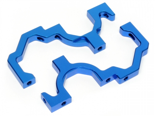 Hot Bodies 61341 - Front Bulkhead Set (Blue) (Cyclone)