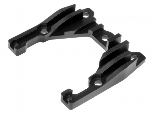 Hot Bodies 61390 - Heatsink Middle Chassis (Black) (Cyclone S, Cyclone)