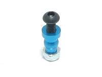 Square STM-9 - Alum Damper End Ball, 4pcs  (Tamiya TRF-415)