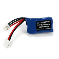 Losi LOSB9825 - 7.4V 250mAh LiPo 1:24 Micro Rally, SCT, Truggy