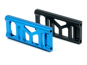 Square SFC-320RBK - Alum Motor Mount Block Rear Black (Tamiya F104 Pro)