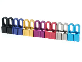 Square SGE-7R - Alum Belt Tensioner Red (Tamiya TRF-414M)
