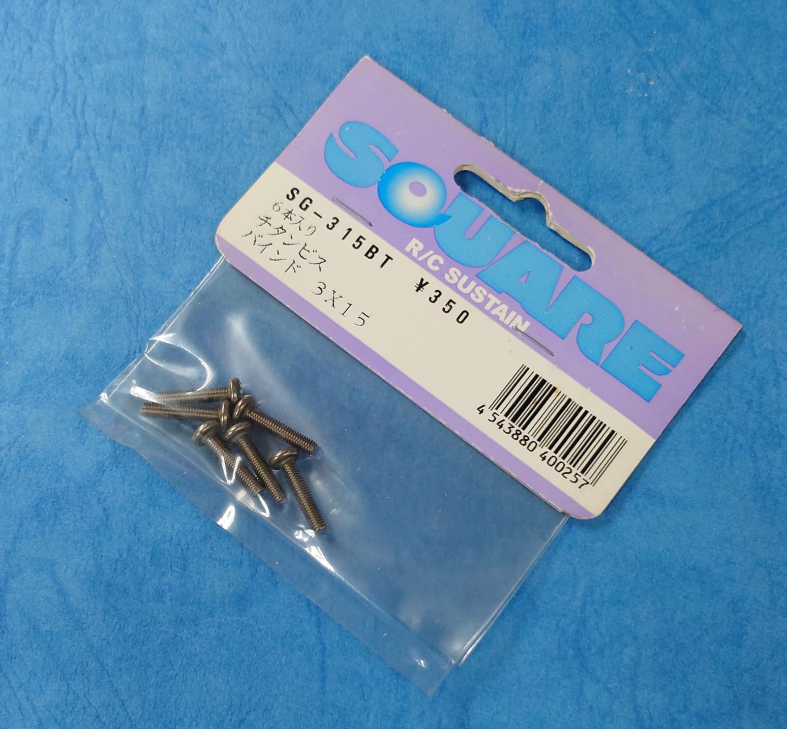 Square SG-315BT - Titanium Phillips Binder Head Screw M3x15, 6pcs