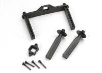 Traxxas 4914 - Body Mount Posts, Front (2)/ Body Mount Plate (F)/ Body Mount Screw Pins (F)(2)/ Body Mount (R)/ EZ-Start Receptacle Retainer/ Screws 