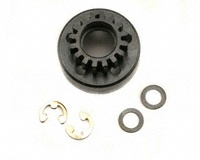 Traxxas 5216 - Clutch Bell (16-Tooth)/5x8x0.5mm Fiber Washer (2)/ 5mm E-Clip (Requires 5x11x4mm Ball Be