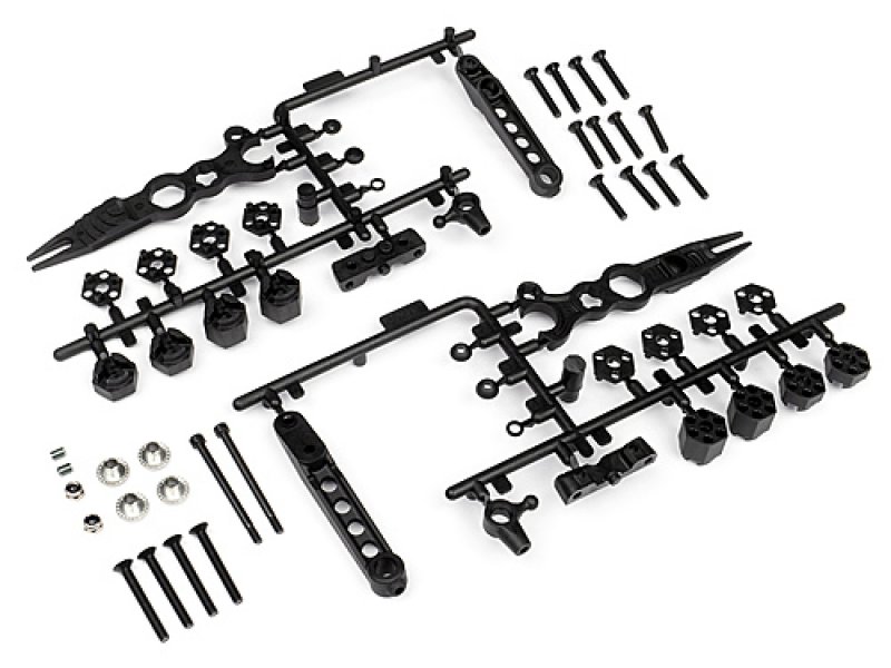 HPI 85279 - Front Body Mount / Wheel Hub Set (Cup Racer)