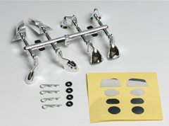 ABC 66201 - Rearview Mirror Set / Chrome