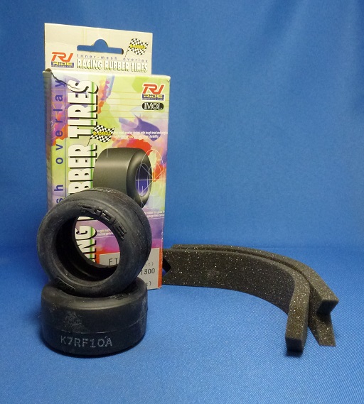 Ride FTS54F-A - F1 Front  Racing Rubber Tire Soft 2pcs (Tamiya F103)