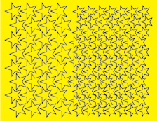 Parma 10805 - Paint Mask - Stars Design