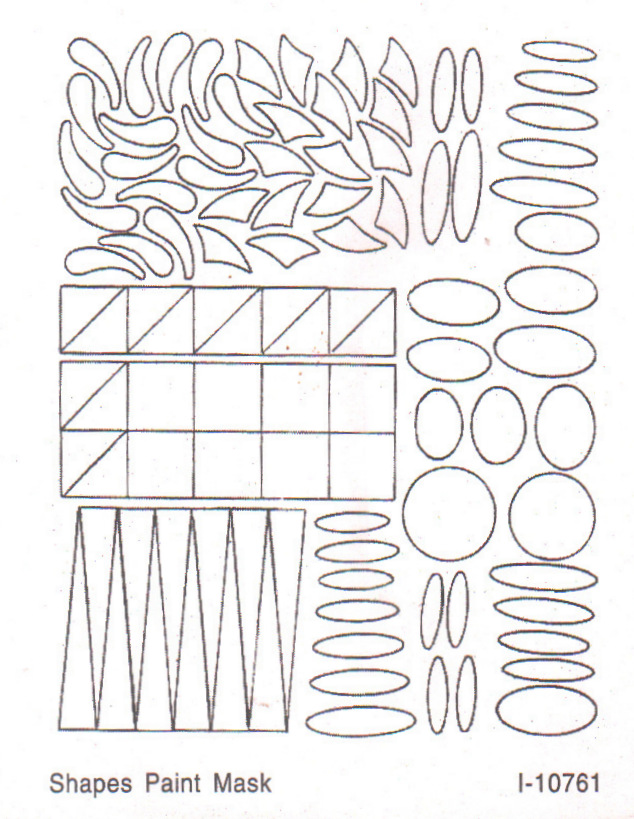 Parma 10761 - Paint Mask - Shapes Design