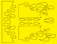 Parma 10811 - Paint Mask - Big Drips Design