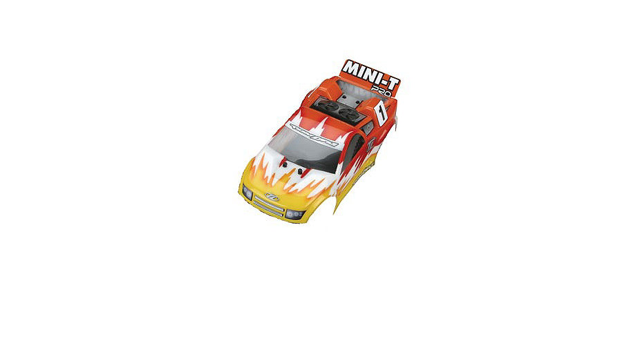 Losi LOSB1305 - Mini-SR Clear Body with Masks & Stickers (Mini-T)