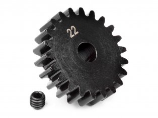 HPI 100921 - Pinion Gear 22T 1M 5mm Shaft (Voraz, Savage, Apache)