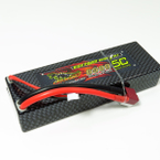 Dinogy 2S-6500-65C-T - 7.4V 6500mAh 65C Lipo Pack T-Plug