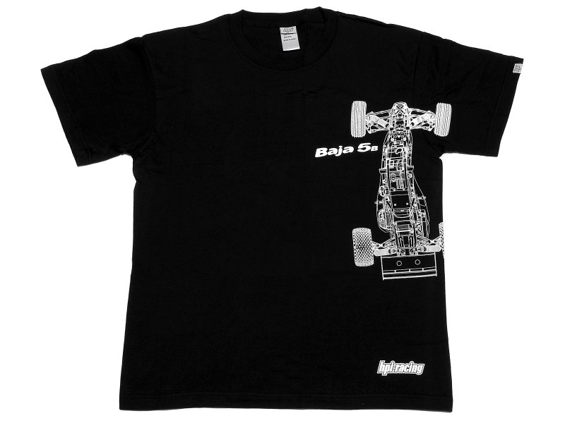 HPI 102052 - HPI Racing Baja 5B T-Shirt, Black, Adult, XX-Large