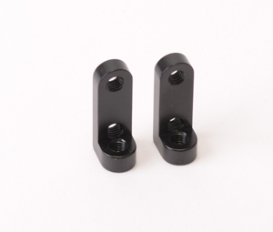 Schumacher U4327 -Alloy Servo Mount Black (Cat K1, Mi5)