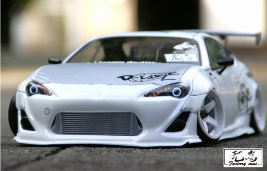 D-Like DL098 -198mm Toyota 86 (ZN6) Clear Body
