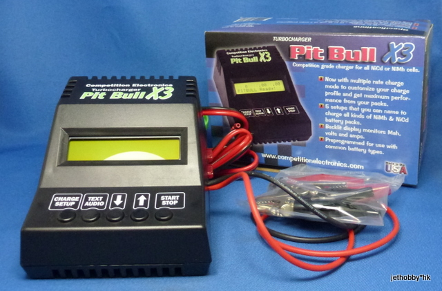 Competition Electronics CEI4310 - Pit Bull X3 (Competition Grade Battery Charger, NiCd NiMh)