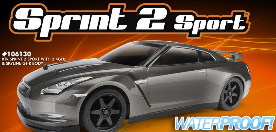 HPI 106130 - Sprit 2 Sport RTR with Nissan GT-R Body