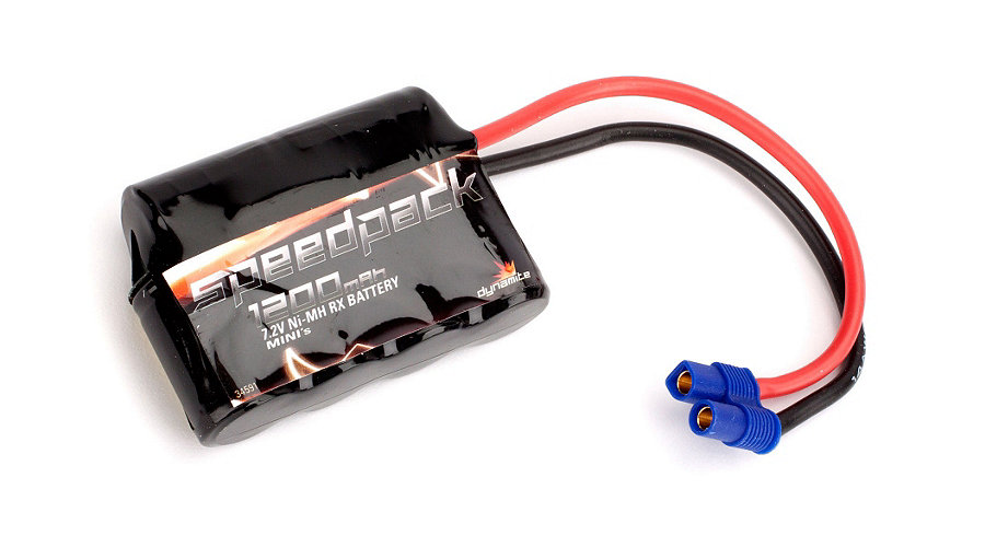 Dynamite DYN1472 - 7.2V 1200mAh NiMH Battery with EC3 Plug 