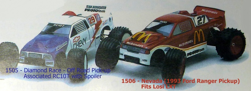 Protoform 1506 - Nevada (1993 Ford Ranger Pickup) Body Fits Team Losi LXT