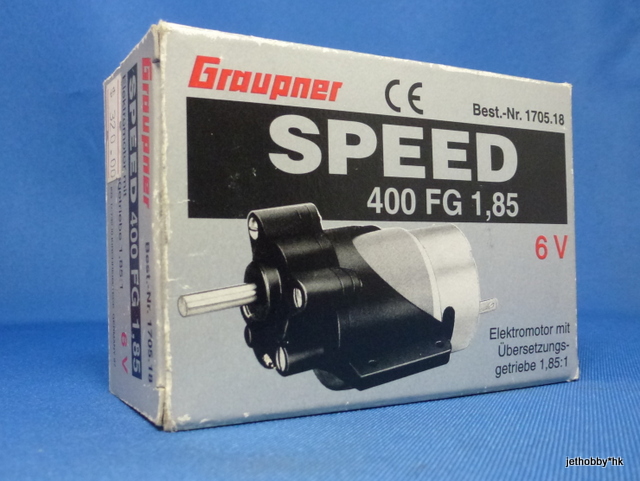 Graupner 1705.18 - Electric Motor with Gear Box 1.85:1