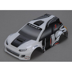 Losi LOSB1786 - 1/24 4wd Rally Painted Body, Gray