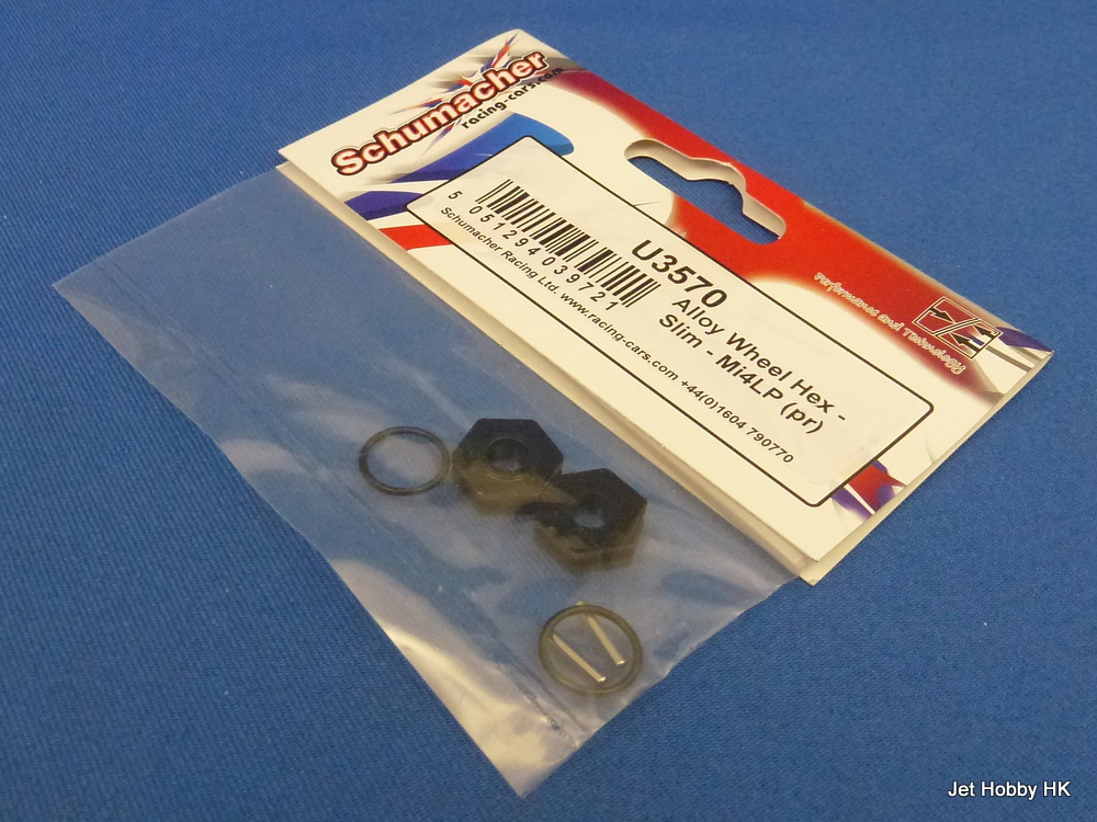 Schumacher U3570 - Alloy Wheel Hex; Slim+O ring (Mi4, Mi5)