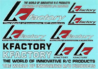 K-Factory K3001 - K-Factory Decal Sheet 10.2x14.4cm