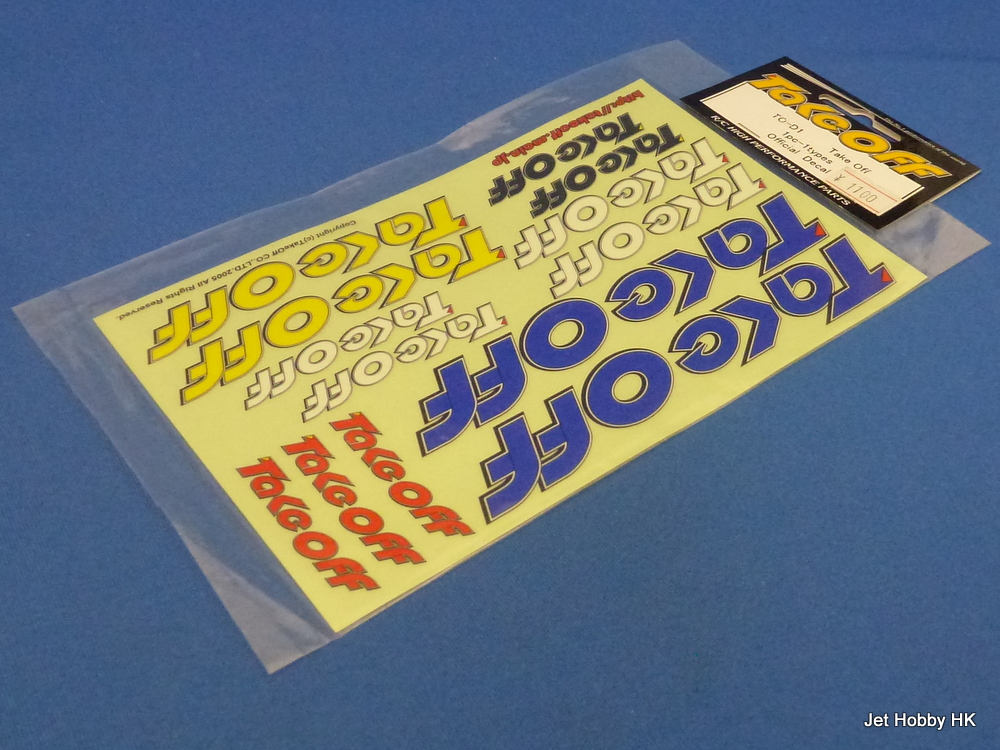 Take Off TO-D1 - 1pc-1types Official Decal