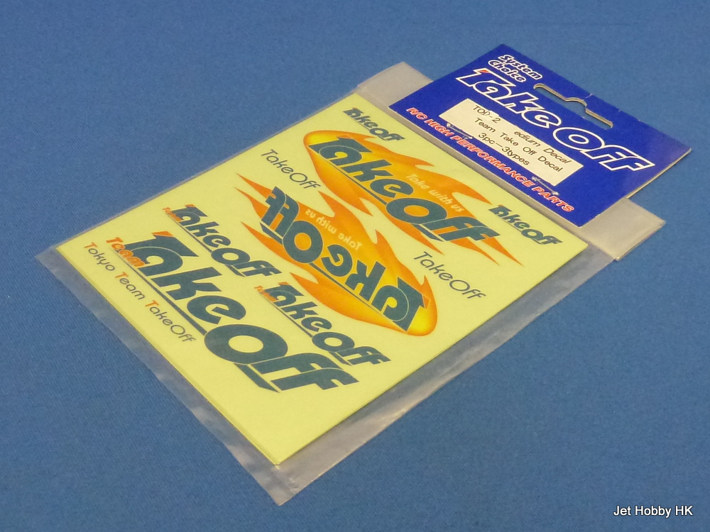Take Off TOD-2 - Medium Decal Team Take Off Decal 3pcs 3-colors
