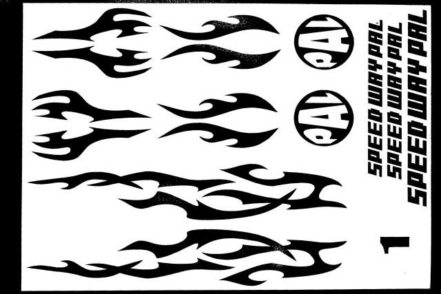 Speed Way Pal PA065-1SH - Bling Bling Graphic Sticker #1