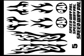 Speed Way Pal PA065-5SH - Bling Bling Graphic Sticker #5 