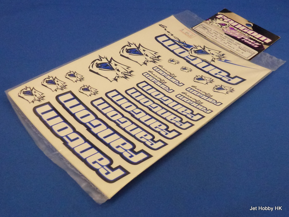 Fantom F393 - Team Fantom Stickers 2002 Team Sticker Set  4-colors 15x23cm