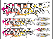 Parma 10782 - Nitro Speed Scent Decal 3x4 inches